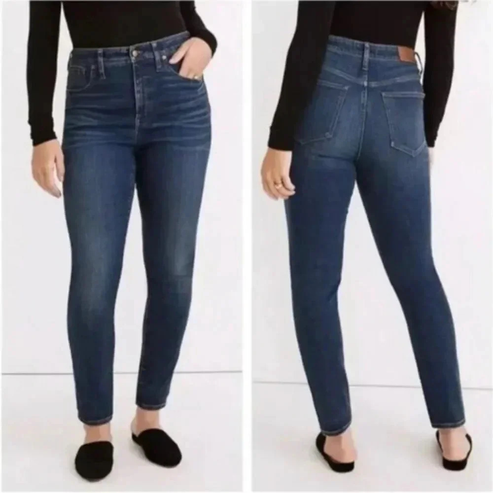 Madewell Curvy High-Rise Skinny Jeans in Lanette Wash Item NA881 Sz 25